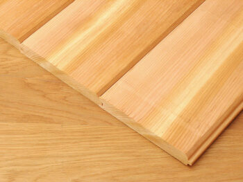 Western Red Cedar - Tongue &  Grooved & V Joint 19mm x 140 mm per metre